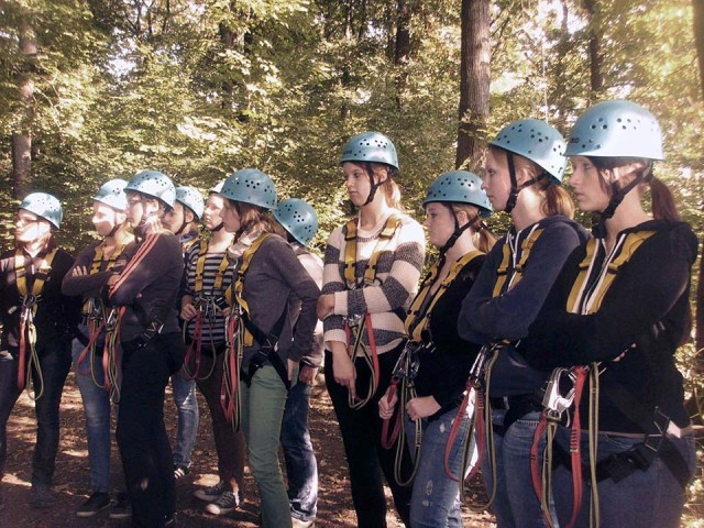 Die Erzieher Oberstufe zur Klettertour im Wildwald Vosswinkel (Foto: BKBB | SPO)