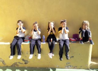 Kinder der Schule in Puerto de la Cruz auf Teneriffa. Foto: Wiebke Droege